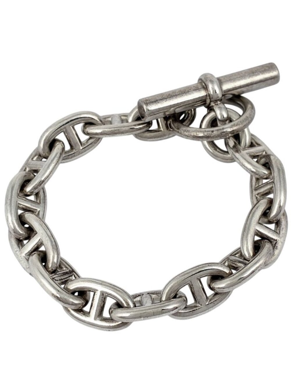 Hermes Chaine D'ancre MM Bracelet 14 Links 925 Sterling Silver
